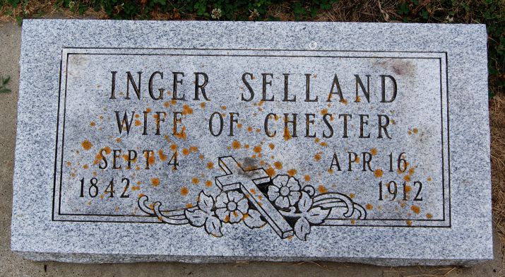   Sorry, image inger-selland-tombstone.jpg could not be found!
