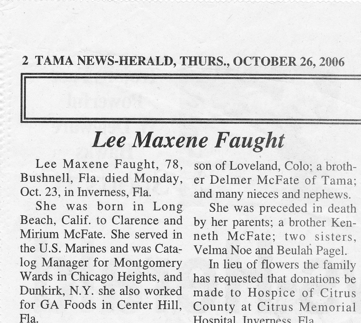   Sorry, image lee-mcfate-obit.jpg could not be found!